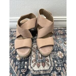 Soul Naturalizer‎ Women's 3" Wedge Leather Bandage Sandals Size 8M Wore Once
